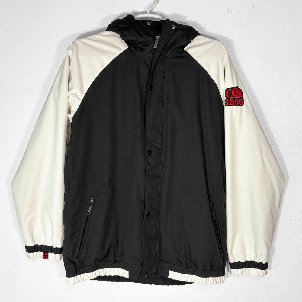 Bonfire Drylevel 1 Snowboard Jacket Mens XL Black White 10K Waterproof
